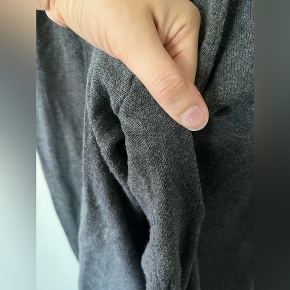 LUNYA Cozy Cotton Silk Relaxed Ankle Sweatpants in Heather Gray Womens Size M - Picture 13 of 15